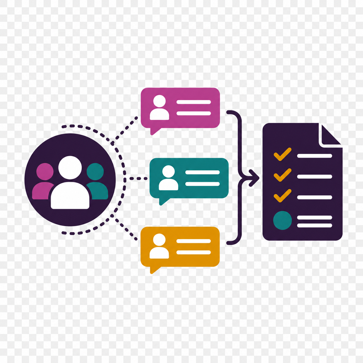 Requirements Gathering CRM Project with User Stories and Color Coding